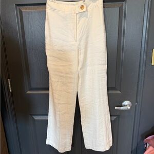Tahari Cream Wide Leg Pants NWT retails $168